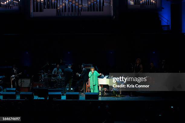 Patti Labelle performs during 6th Annual Performance Series of Legends at The John F. Kennedy Center for Performing Arts on March 25, 2013 in...