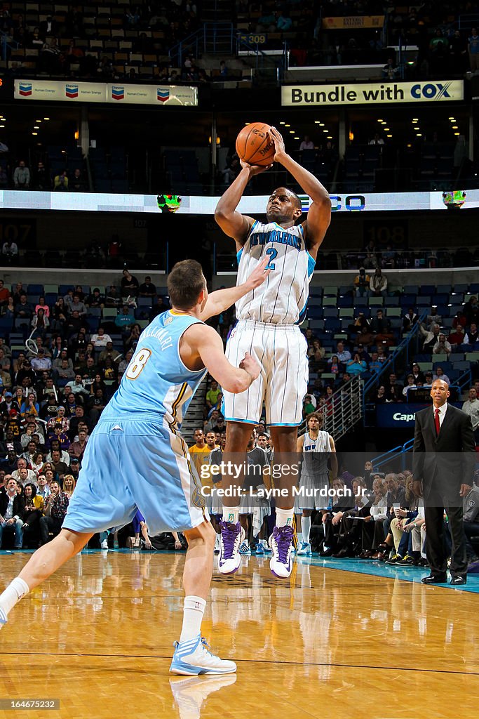 Denver Nuggets v New Orleans Hornets