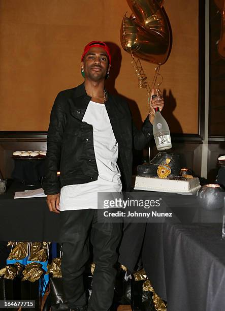 Big Sean attends his Surprise 25th Birthday sponsored by Remy Martin V at Wolfgang's Steakhouse on March 25, 2013 in Beverly Hills, California.