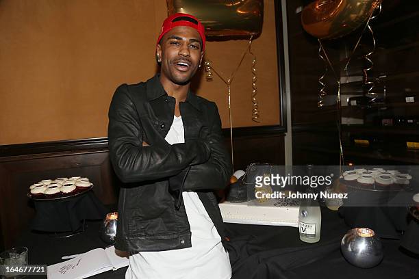 Big Sean attends his Surprise 25th Birthday sponsored by Remy Martin V at Wolfgang's Steakhouse on March 25, 2013 in Beverly Hills, California.