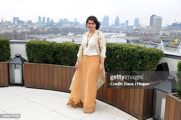 Sharmeen Obaid-Chinoy attends a photo call to launch "The Sound Of Change Live" at the Corinthia Hotel on March 26, 2013 in London, United Kingdom....