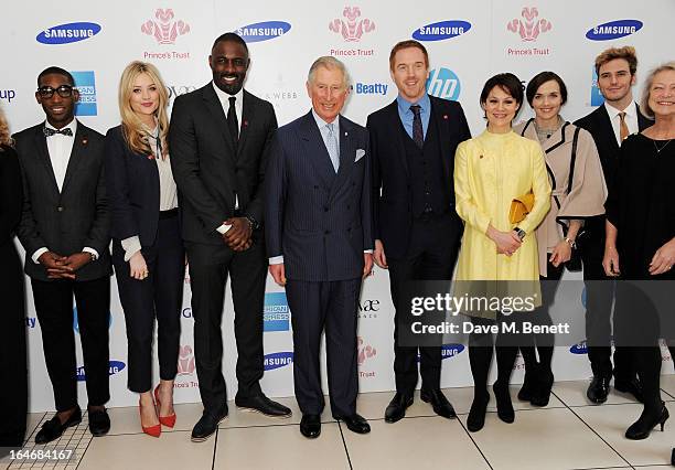 Tinie Tempah, Laura Whitmore, Idris Elba, HRH Prince Charles, Prince of Wales, Damian Lewis, Helen McCrory, Victoria Pendleton, Sam Claflin and Kate...