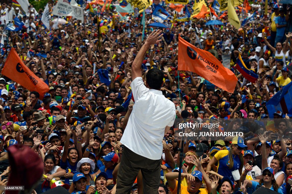 VENEZUELA-ELECTION-CAMPAIGN-CAPRILES RADONSKI