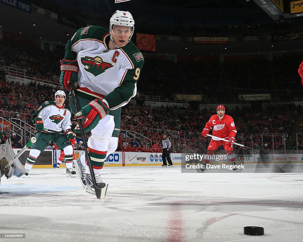 Minnesota Wild v Detroit Red Wings