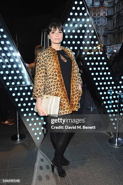 Gizzi Erskine ats W London - Leicester Square for the launch of Gizzi Erskine's remix of the W Rock Tea and her book 'Skinny Weeks and Weekend...