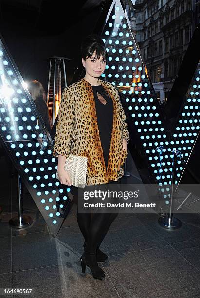 Gizzi Erskine ats W London - Leicester Square for the launch of Gizzi Erskine's remix of the W Rock Tea and her book 'Skinny Weeks and Weekend...