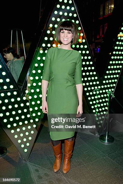 Dawn Porter ats W London - Leicester Square for the launch of Gizzi Erskine's remix of the W Rock Tea and her book 'Skinny Weeks and Weekend Feasts'...