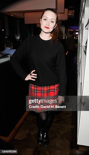 Arielle Free ats W London - Leicester Square for the launch of Gizzi Erskine's remix of the W Rock Tea and her book 'Skinny Weeks and Weekend Feasts'...