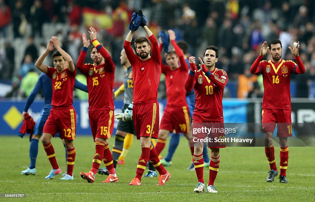 France v Spain - FIFA 2014 World Cup Qualifier