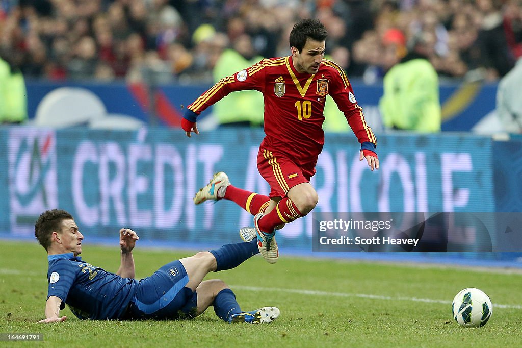 France v Spain - FIFA 2014 World Cup Qualifier