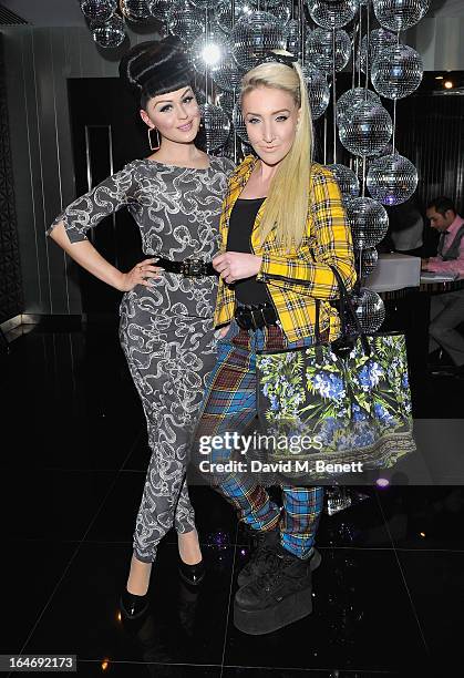 Viktoria Modesta at W London - Leicester Square for the launch of Gizzi Erskine's remix of the W Rock Tea and her book 'Skinny Weeks and Weekend...