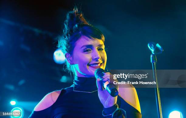 Singer Jessie Ware performs live during a concert at the Astra on March 26, 2013 in Berlin, Germany.