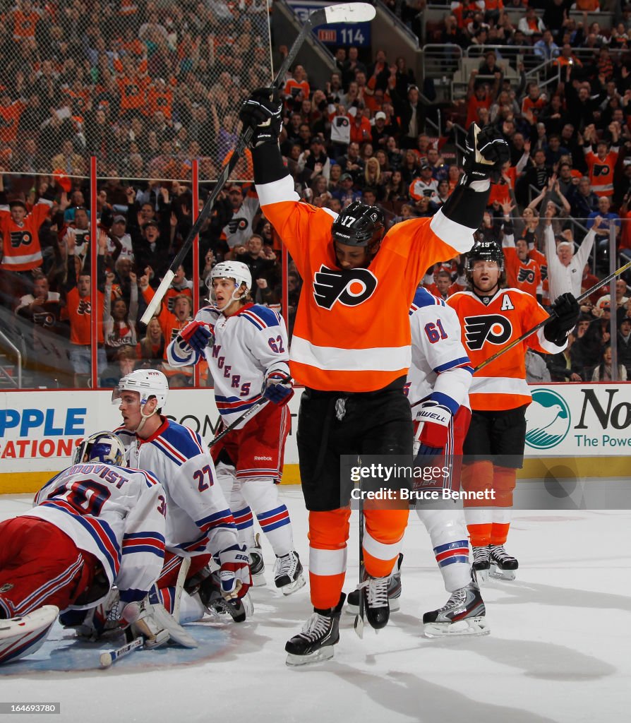 New York Rangers v Philadelphia Flyers