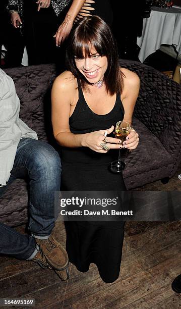 Willa Keswick attends the ABSOLUT Elyx launch party at The Box Soho on March 26, 2013 in London, England.