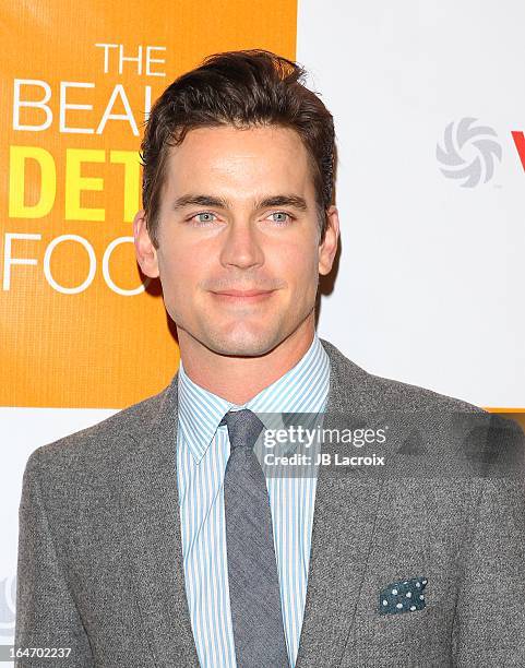 Matt Bomer attends the book launch party for "The Beauty Detox Foods" at Smashbox West Hollywood on March 26, 2013 in West Hollywood, California.