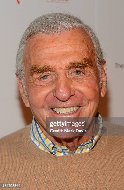 Actor Jerry Douglas poses at 'The Young & The Restless' 40th anniversary cake-cutting ceremony at CBS Television City on March 26, 2013 in Los...