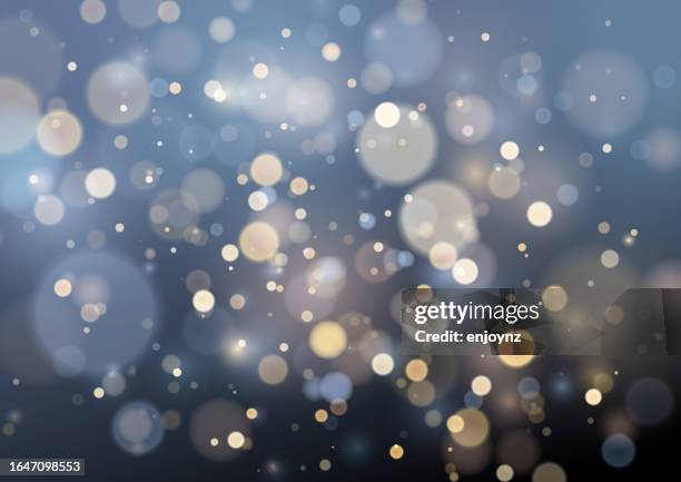 abstract christmas winter snow background - string light stock illustrations