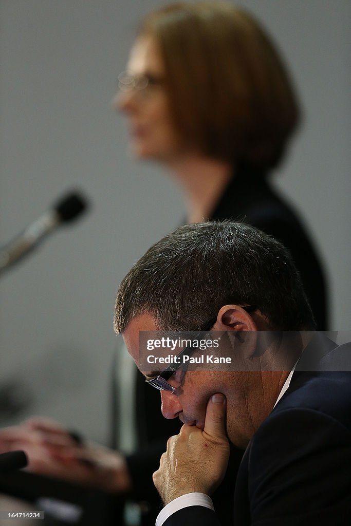 Julia Gillard Attends Community Cabinet Meeting In Perth