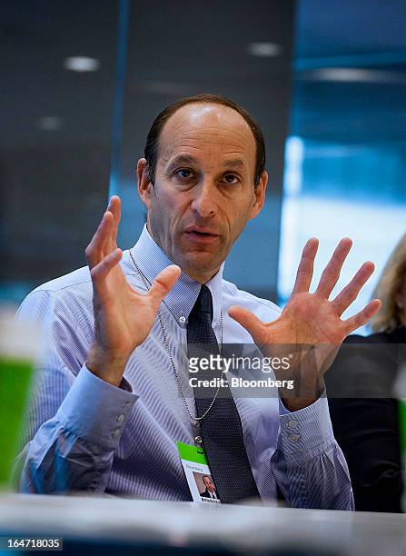 Kenneth "Ken" Jacobs, chief executive officer of Lazard Ltd., speaks during an interview in New York, U.S., on Wednesday, March 27, 2013. Lazard Ltd....