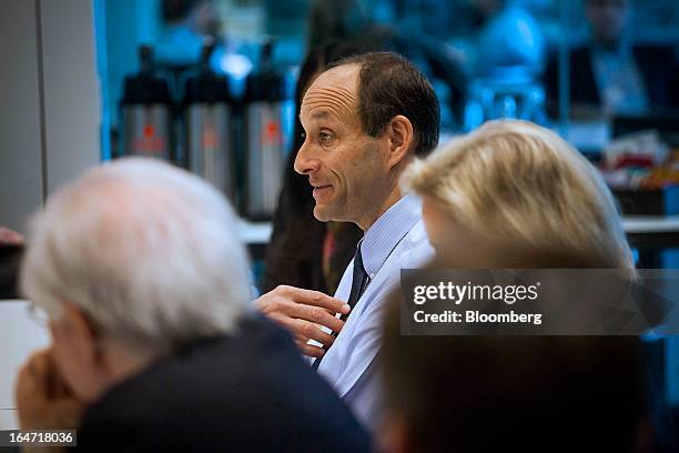 Kenneth "Ken" Jacobs, chief executive officer of Lazard Ltd., speaks during an interview in New York, U.S., on Wednesday, March 27, 2013. Lazard Ltd....