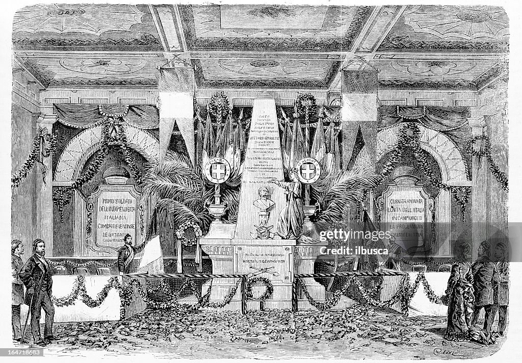 Funeral of the Italian King Vittorio Emanuele in Cairo