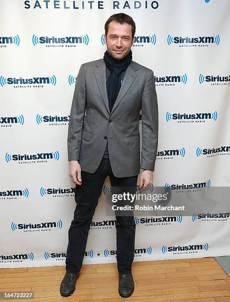 James Purefoy visits at SiriusXM Studios on March 27, 2013 in New York City.