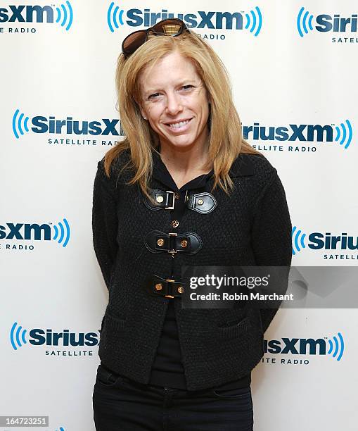 Lucy Danziger at SiriusXM Studios on March 27, 2013 in New York City.