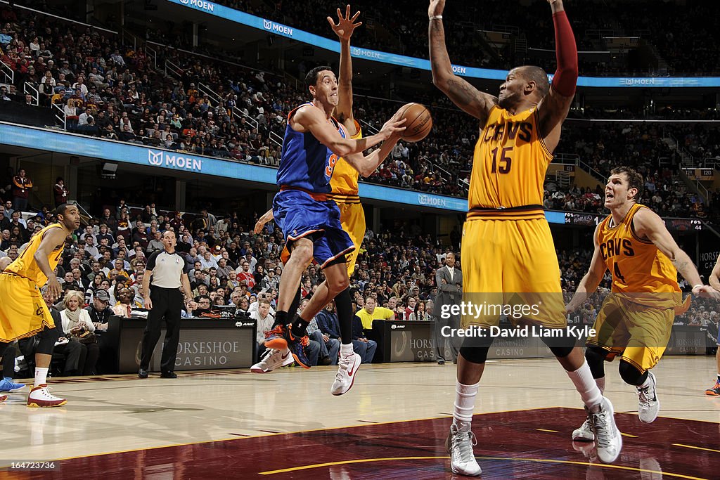 New York Knicks v Cleveland Cavaliers