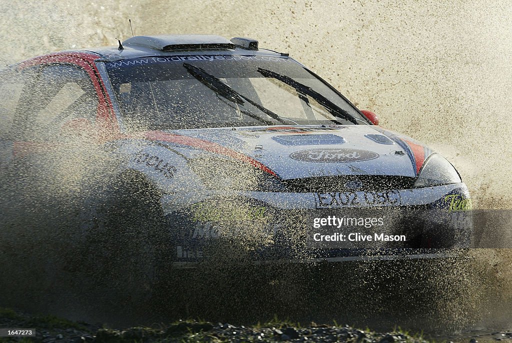Carlos Sainz of Spainand Ford in action