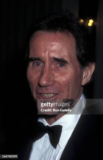 Actor Jim Dale and wife Julia Schafler attend 25th Anniversary Gala for Manhattan Theater Club on May 12, 1997 at the New York Hilton Hotel in New...