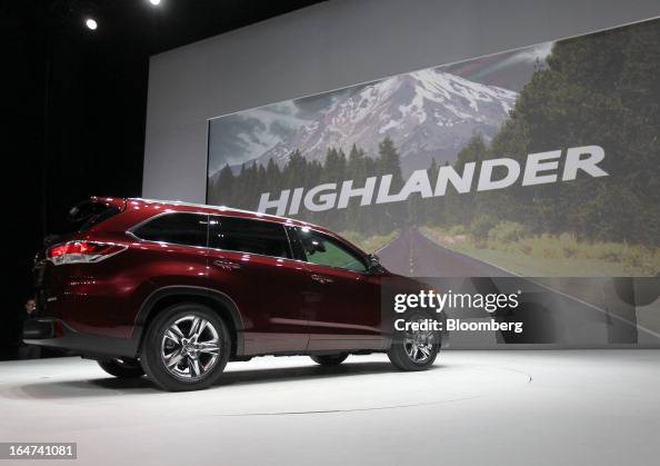 The Toyota Motor Corp. 2014 Highlander sport-utility vehicle is... News ...