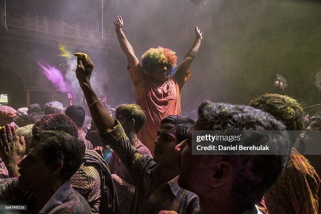 Hindus Celebrate Holi In India