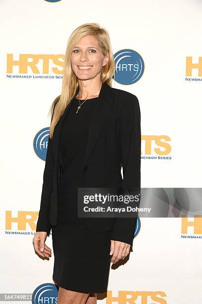 Deirdre Gurney attends the HRTS "Non-Scripted Hitmakers" luncheon panel at The Beverly Hilton Hotel on March 27, 2013 in Beverly Hills, California.