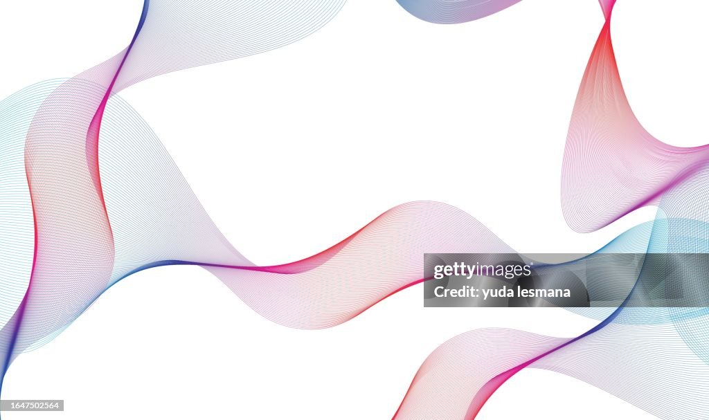 Line Wave Absrtact Abstract Wave Lines Background High-Res Vector Graphic - Getty Images