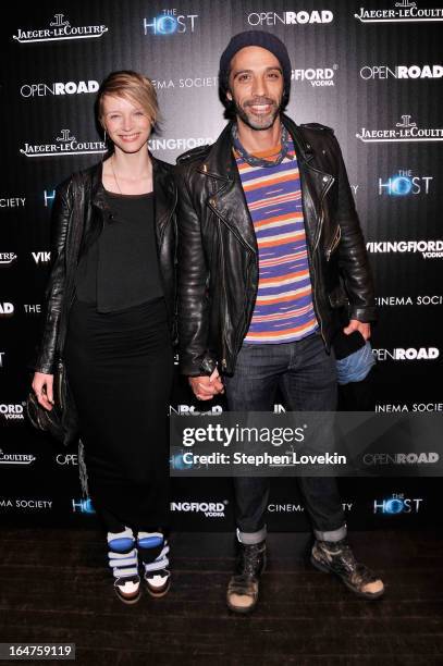 Carlos Leon attends The Cinema Society and Jaeger-LeCoultre Hosts A Screening Of "The Host" at Tribeca Grand Hotel on March 27, 2013 in New York City.