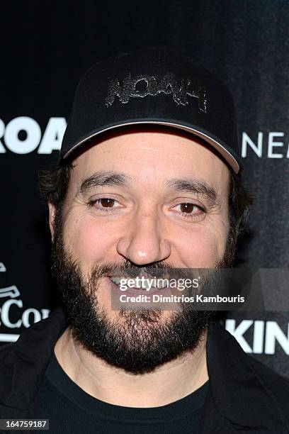 Actor Gregg Bello attends The Cinema Society and Jaeger-LeCoultre screening of Open Road Films' "The Host" at Tribeca Grand Hotel on March 27, 2013...