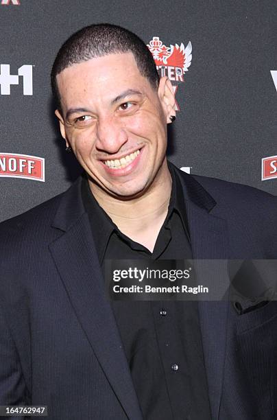 Master of the Mix cast Kid Capri attends the "Masters Of The Mix" Season 3 Premiere at Marquee on March 27, 2013 in New York City.