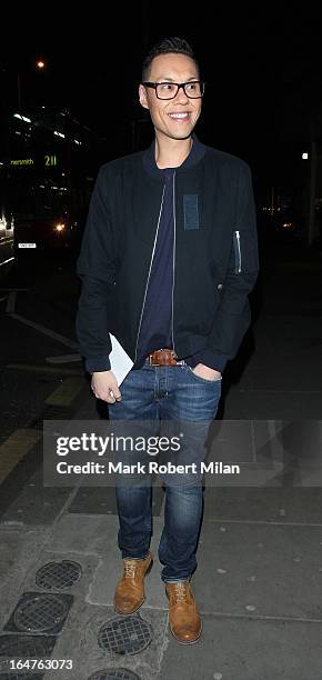 Gok Wan at 151 Kings Road on March 27, 2013 in London, England.