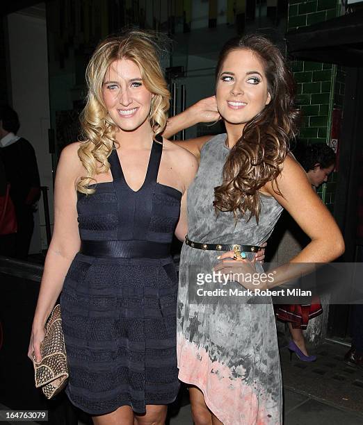 Francesca Hull and Binky Felstead at 151 Kings Road on March 27, 2013 in London, England.