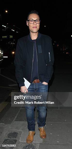 Gok Wan at 151 Kings Road on March 27, 2013 in London, England.