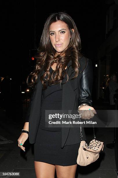 Gabriella Ellis at 151 Kings Road on March 27, 2013 in London, England.