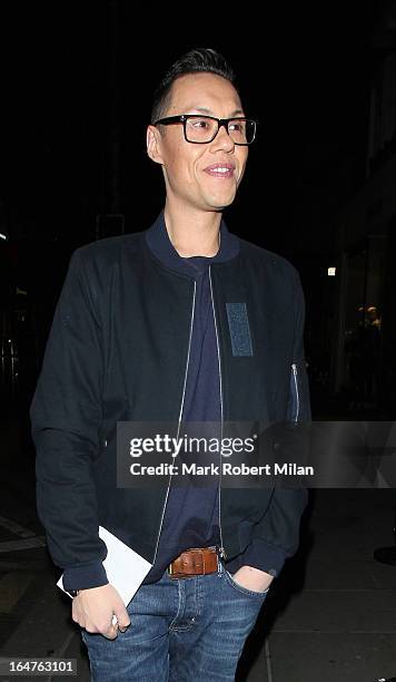 Gok Wan at 151 Kings Road on March 27, 2013 in London, England.