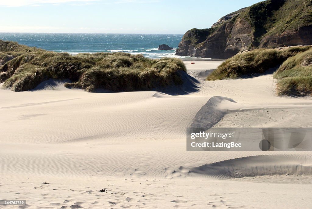 Sand Dunes, Wharariki Beach, Golden Bay, New Zealand