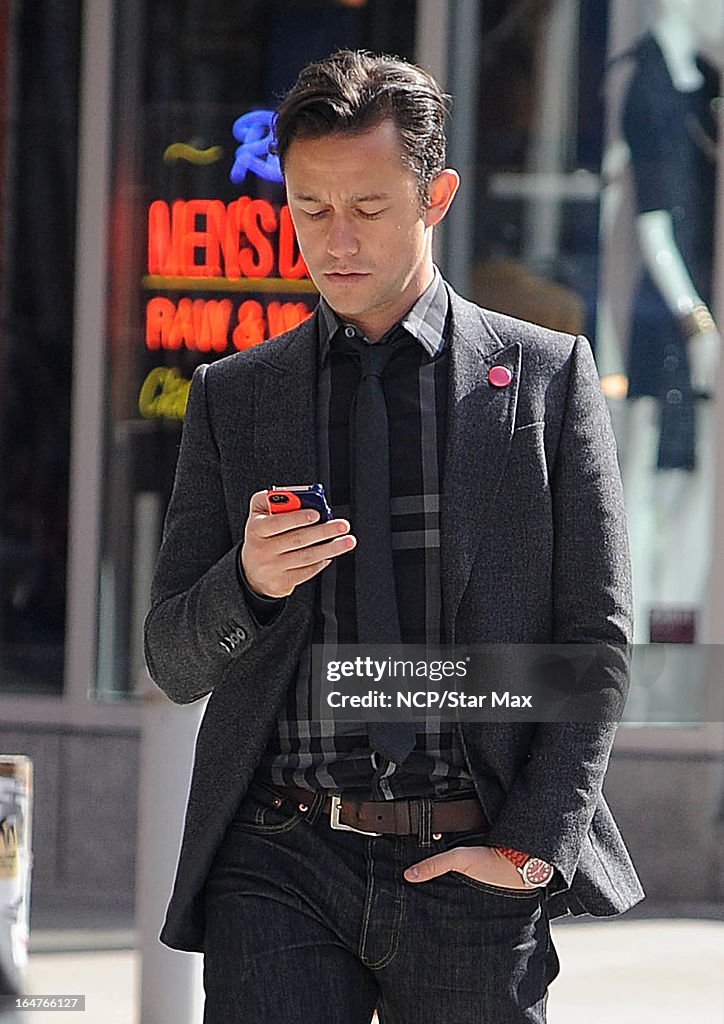Celebrity Sightings In New York - March 27, 2013