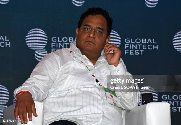 Founder and Chief Executive Officer of Paytm, Vijay Shekhar Sharma is seen during the Global Fintech Fest in Mumbai. Global Fintech Fest will be held...