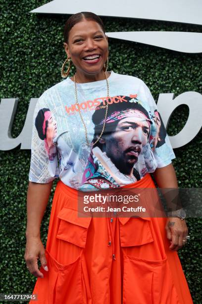 Queen Latifah attends day two of the 2023 US Open at Arthur Ashe Stadium at the USTA Billie Jean King National Tennis Center on August 29, 2023 in...