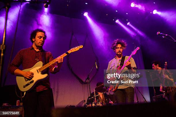 Keenan Mitchell of Fort Lean performs live at Neptune Theatre on March 27, 2013 in Seattle, Washington.