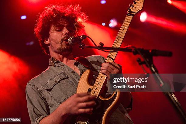 Keenan Mitchell of Fort Lean performs live at Neptune Theatre on March 27, 2013 in Seattle, Washington.