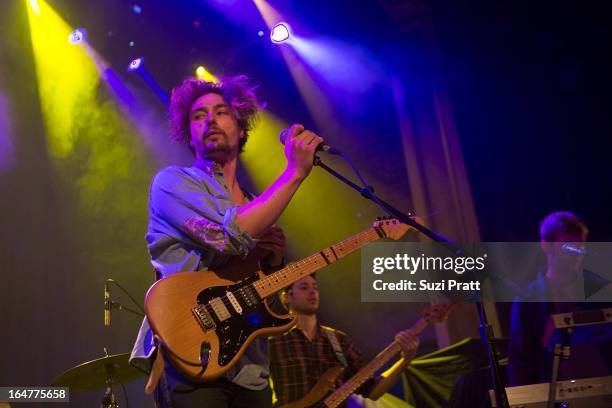 Keenan Mitchell of Fort Lean performs live at Neptune Theatre on March 27, 2013 in Seattle, Washington.