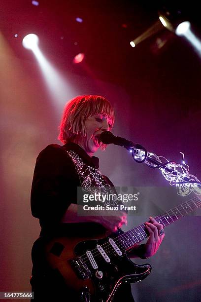 Ritzy Bryan of The Joy Formidable performs live at Neptune Theatre on March 27, 2013 in Seattle, Washington.